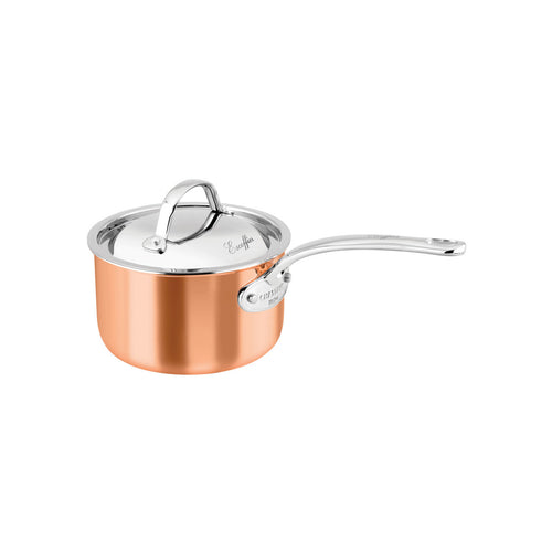 Escoffier Induction Saucepan 14 x 9cm/1 Litre, Copper