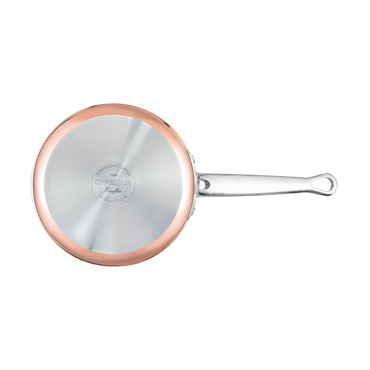 Escoffier Induction Saucepan 18 x 1cm/2.5 Litre, Copper