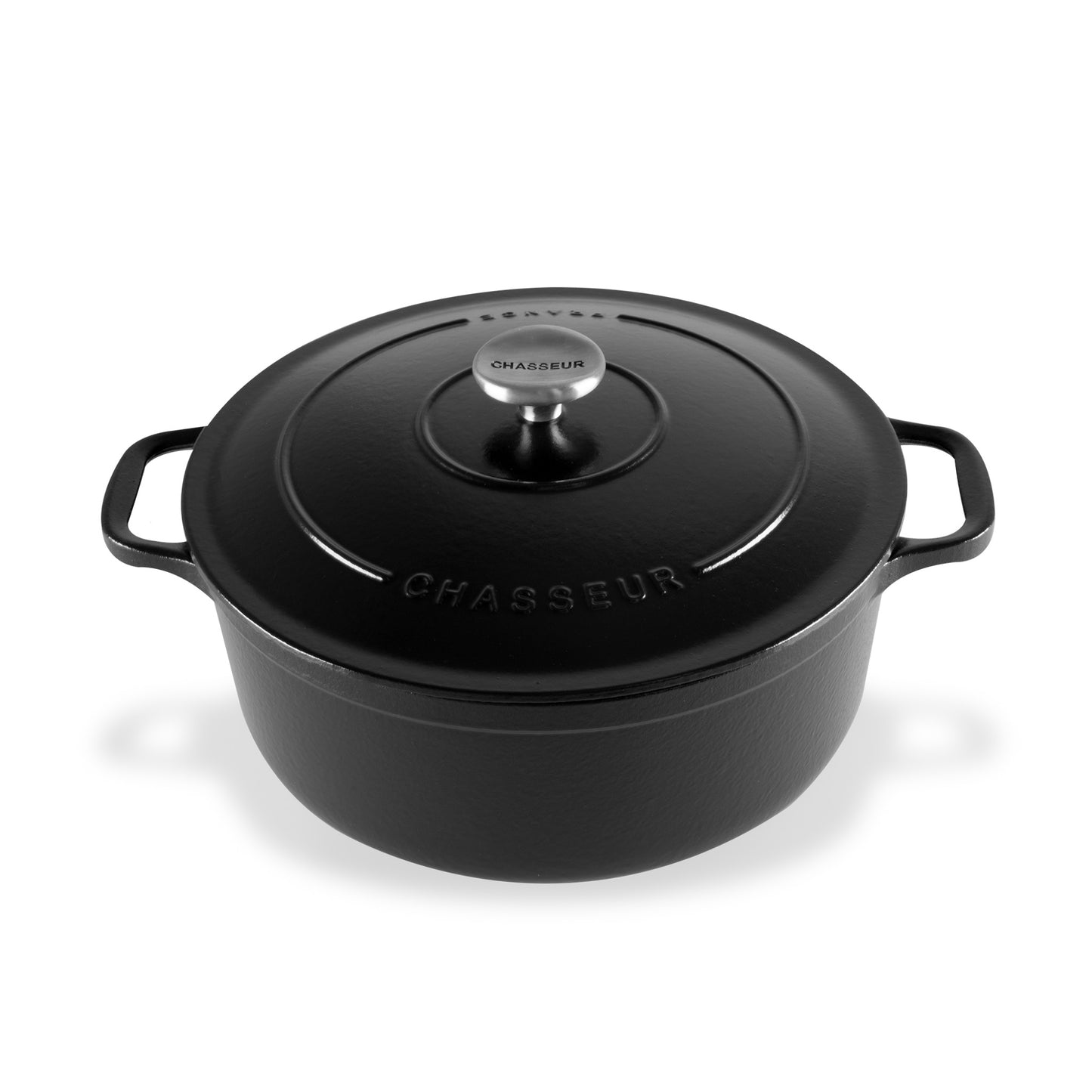 Round French Oven Matte Black